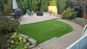 Synthetic turf northwest backyard artificial turf