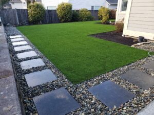 Synthetic turf northwest backyard artificial turf