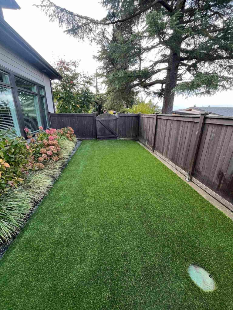 Synthetic Turf Northwest - Side yard in Western Washington